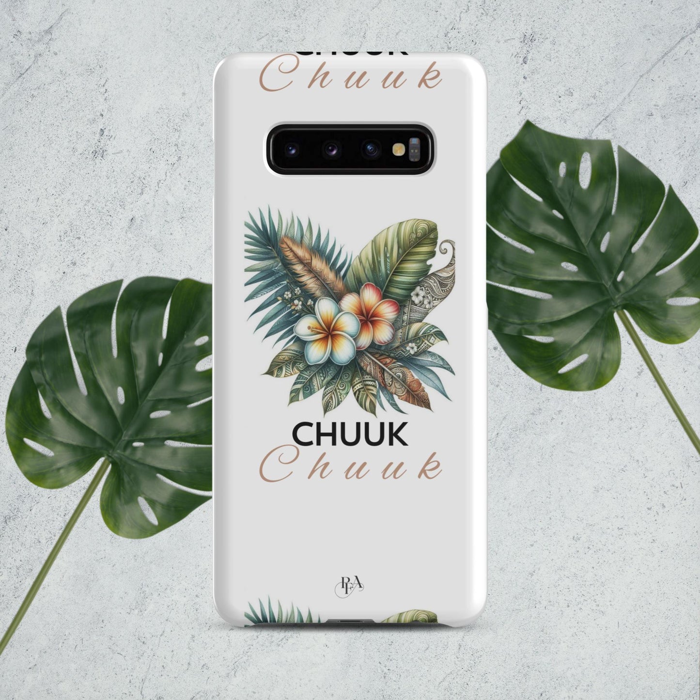 "Chuuk" Plumeria Bouquet Snap case for Samsung®