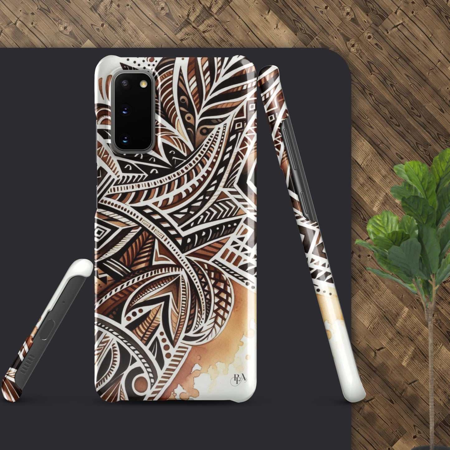 Shades of Brown tribal- designed Snap case for Samsung®