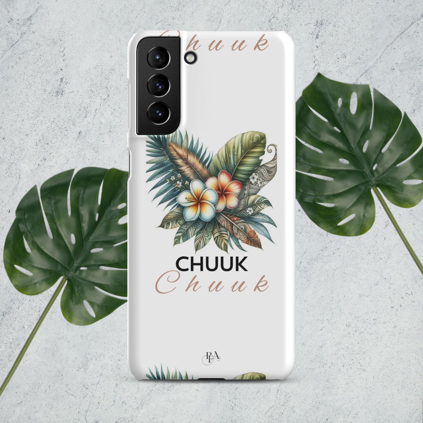 "Chuuk" Plumeria Bouquet Snap case for Samsung®