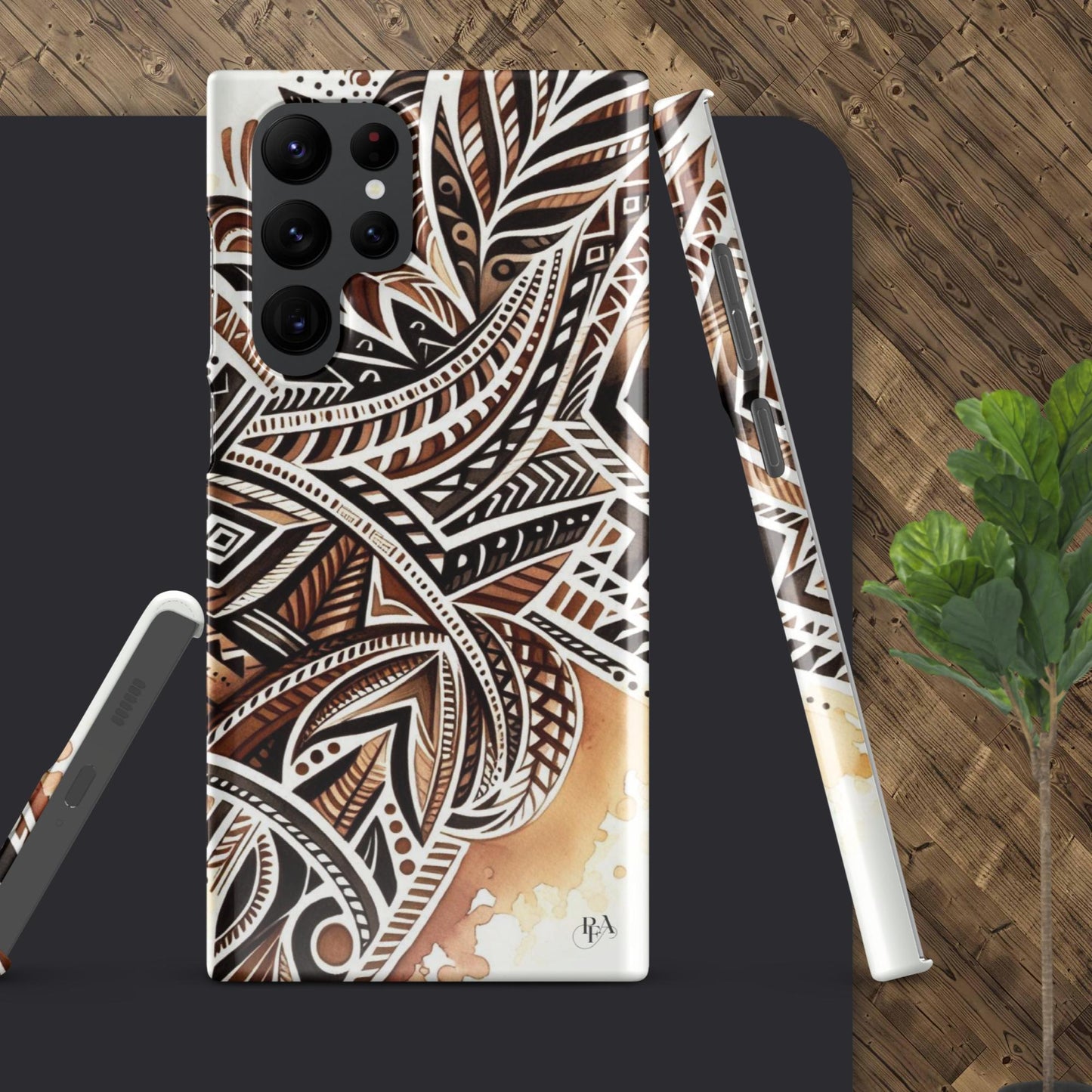 Shades of Brown tribal- designed Snap case for Samsung®