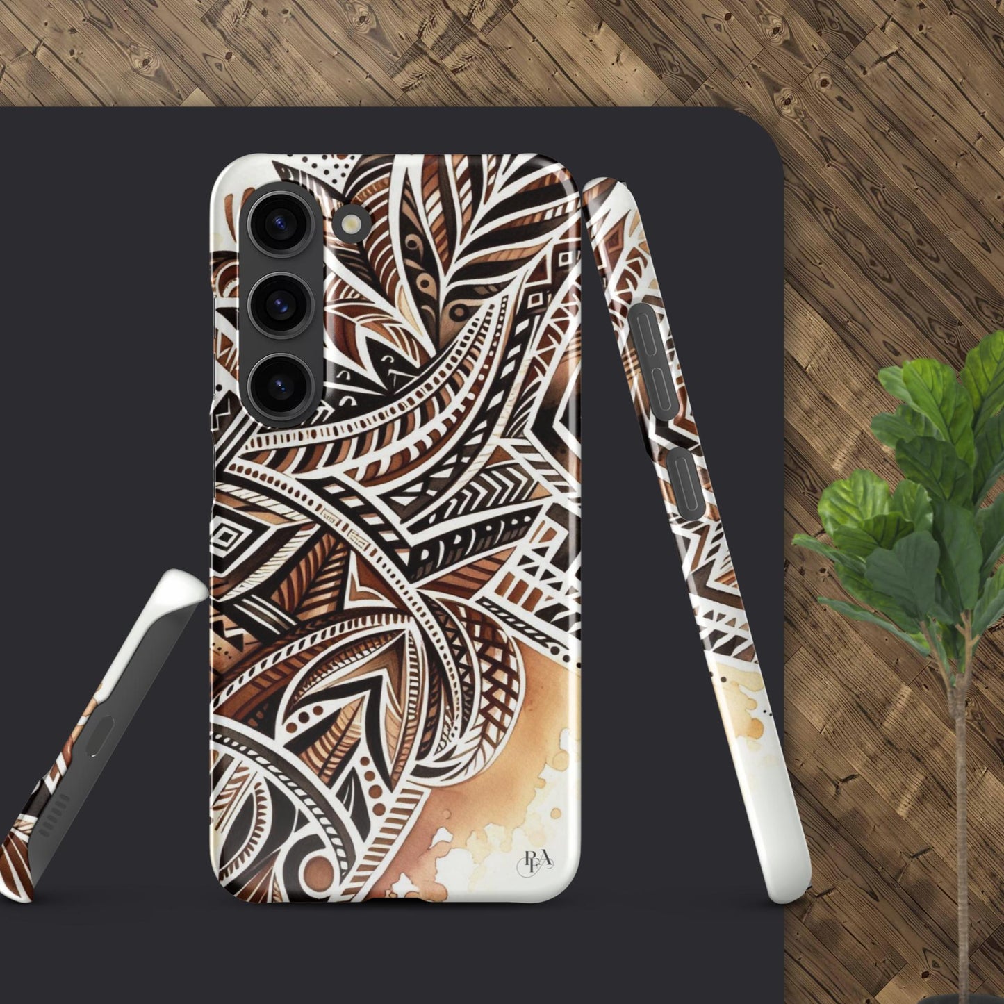 Shades of Brown tribal- designed Snap case for Samsung®