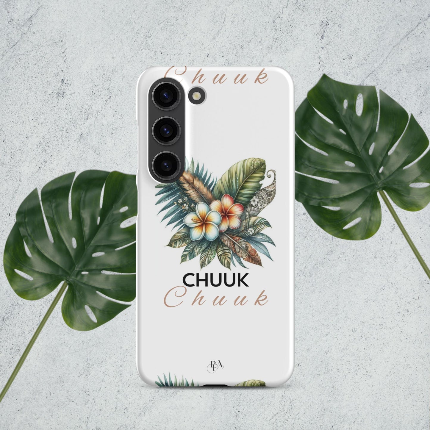 "Chuuk" Plumeria Bouquet Snap case for Samsung®