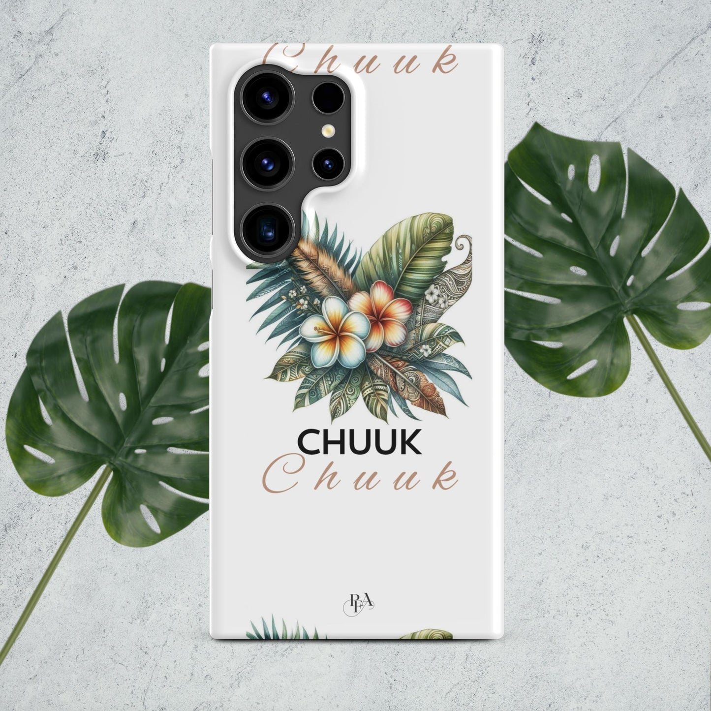 "Chuuk" Plumeria Bouquet Snap case for Samsung®