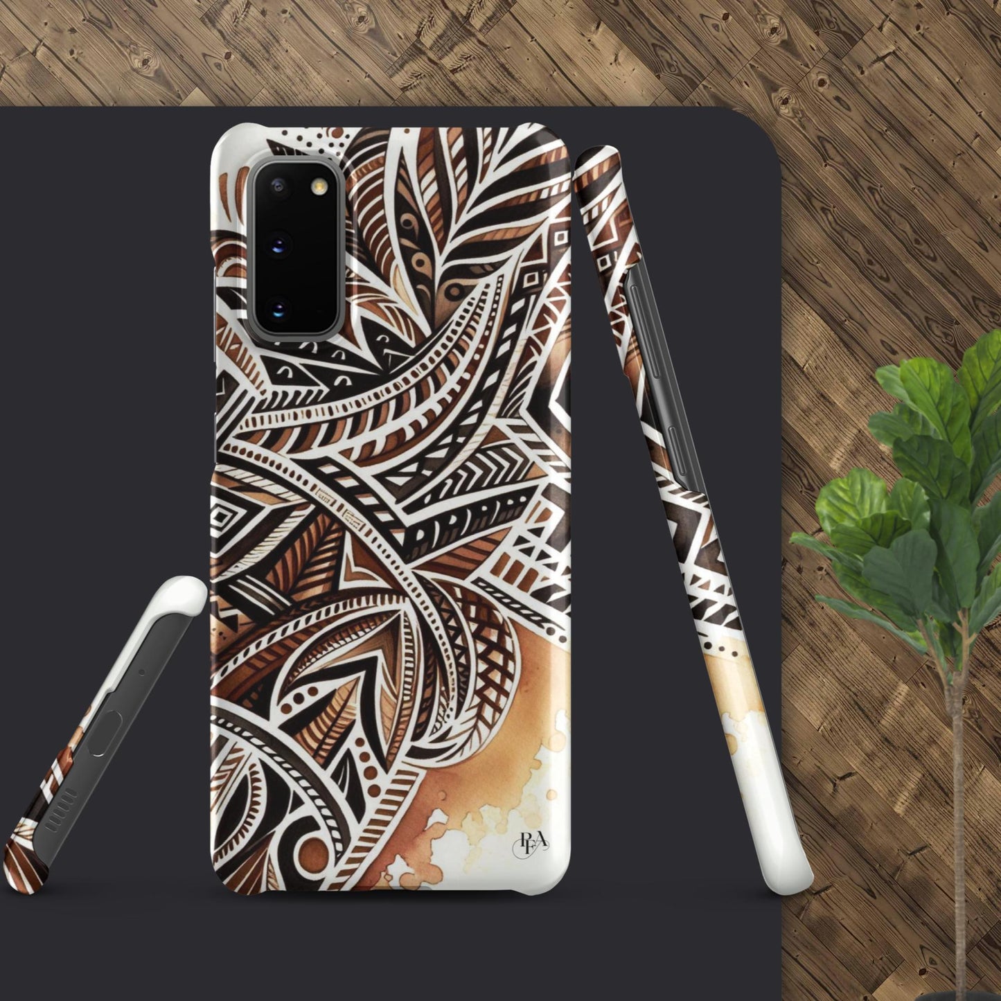 Shades of Brown tribal- designed Snap case for Samsung®