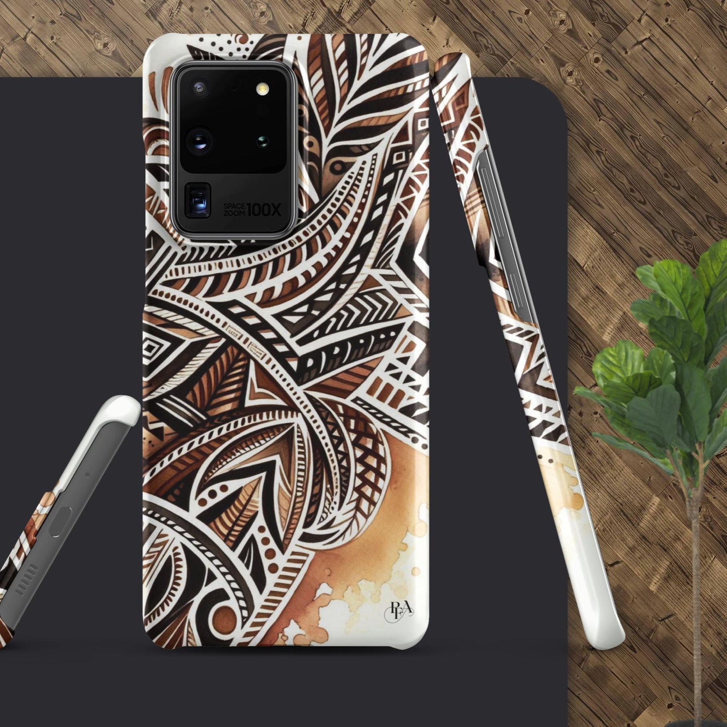 Shades of Brown tribal- designed Snap case for Samsung®