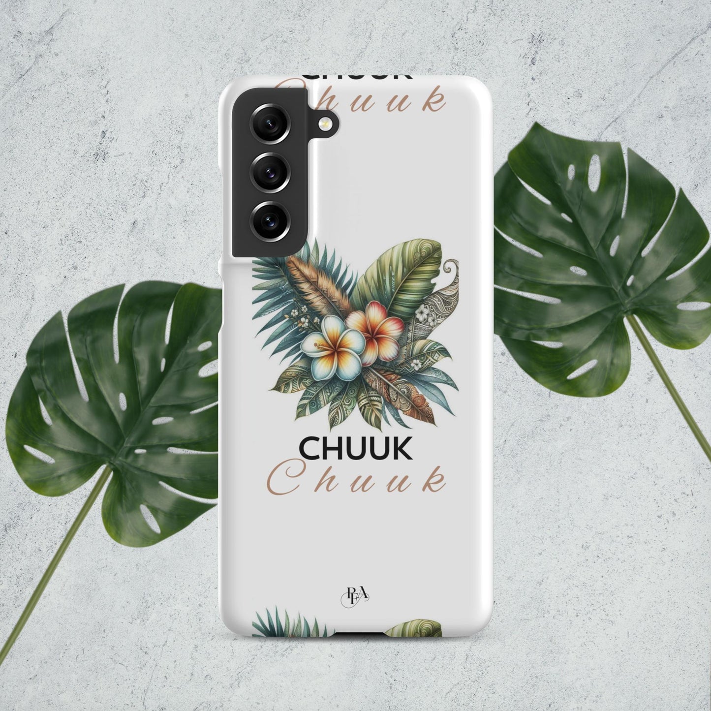 "Chuuk" Plumeria Bouquet Snap case for Samsung®