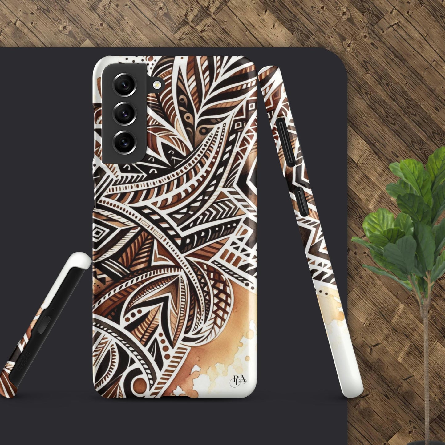 Shades of Brown tribal- designed Snap case for Samsung®