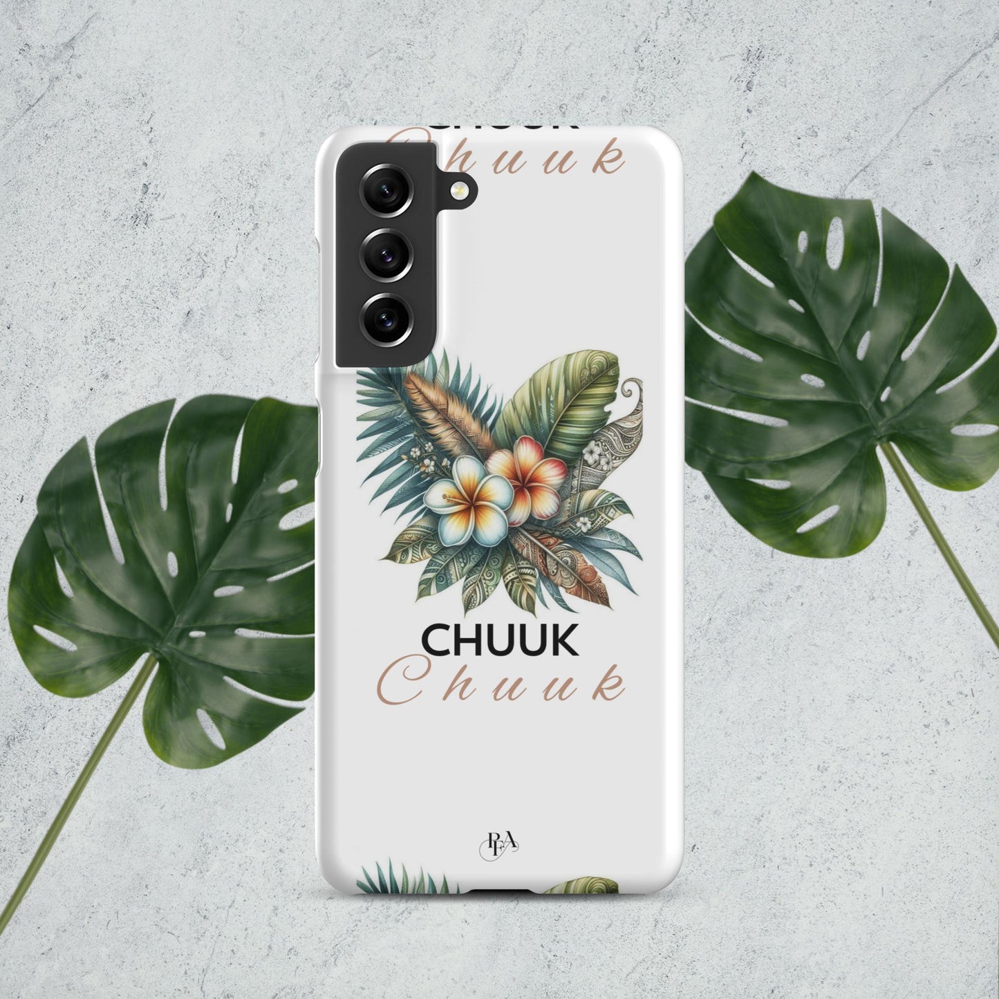 "Chuuk" Plumeria Bouquet Snap case for Samsung®