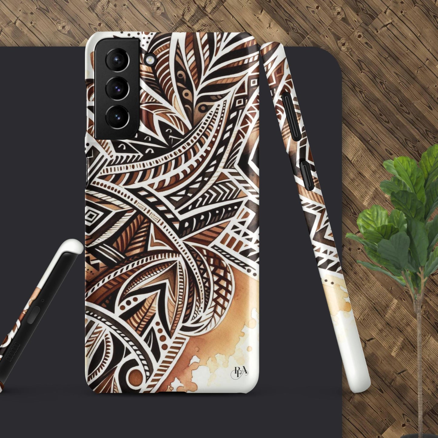 Shades of Brown tribal- designed Snap case for Samsung®