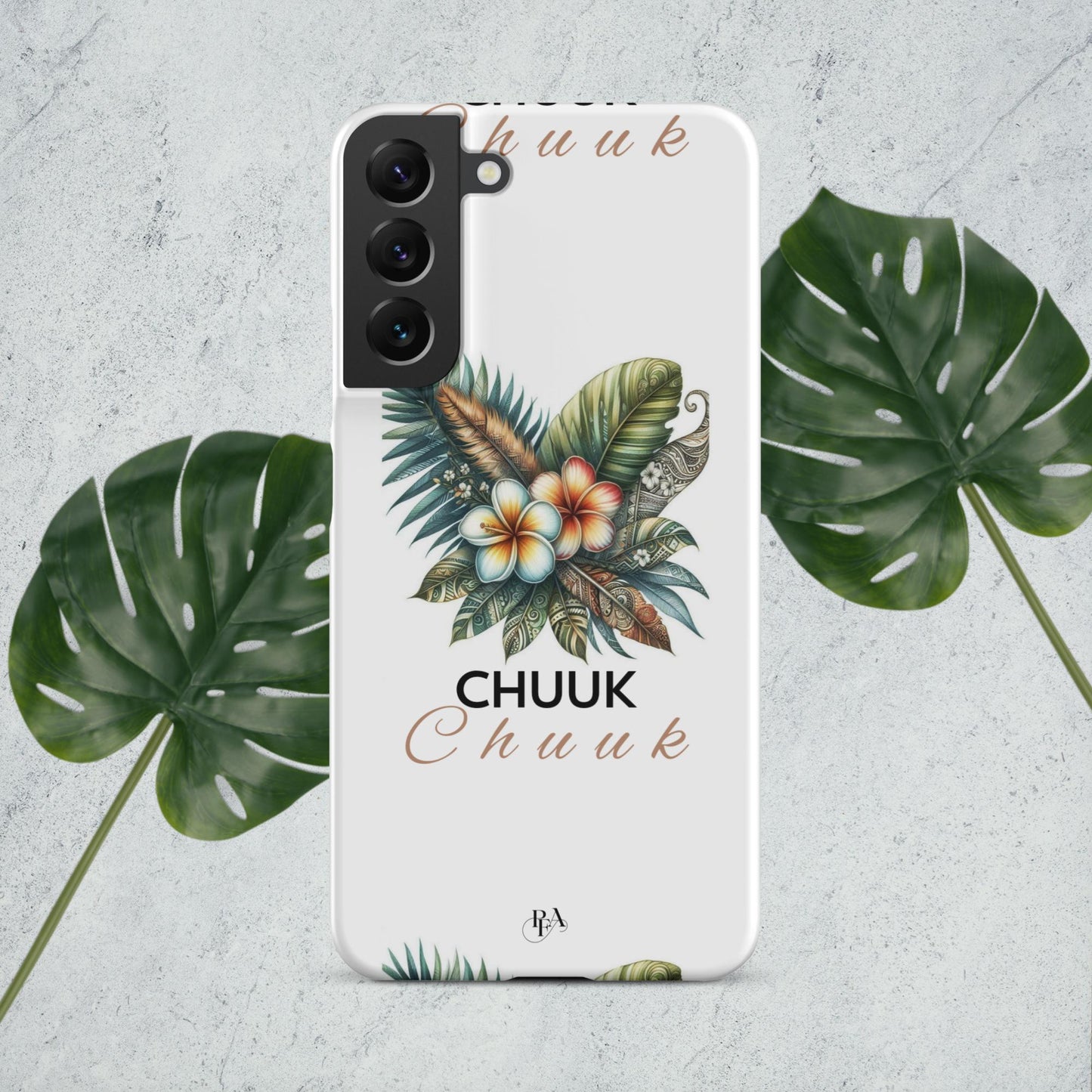 "Chuuk" Plumeria Bouquet Snap case for Samsung®