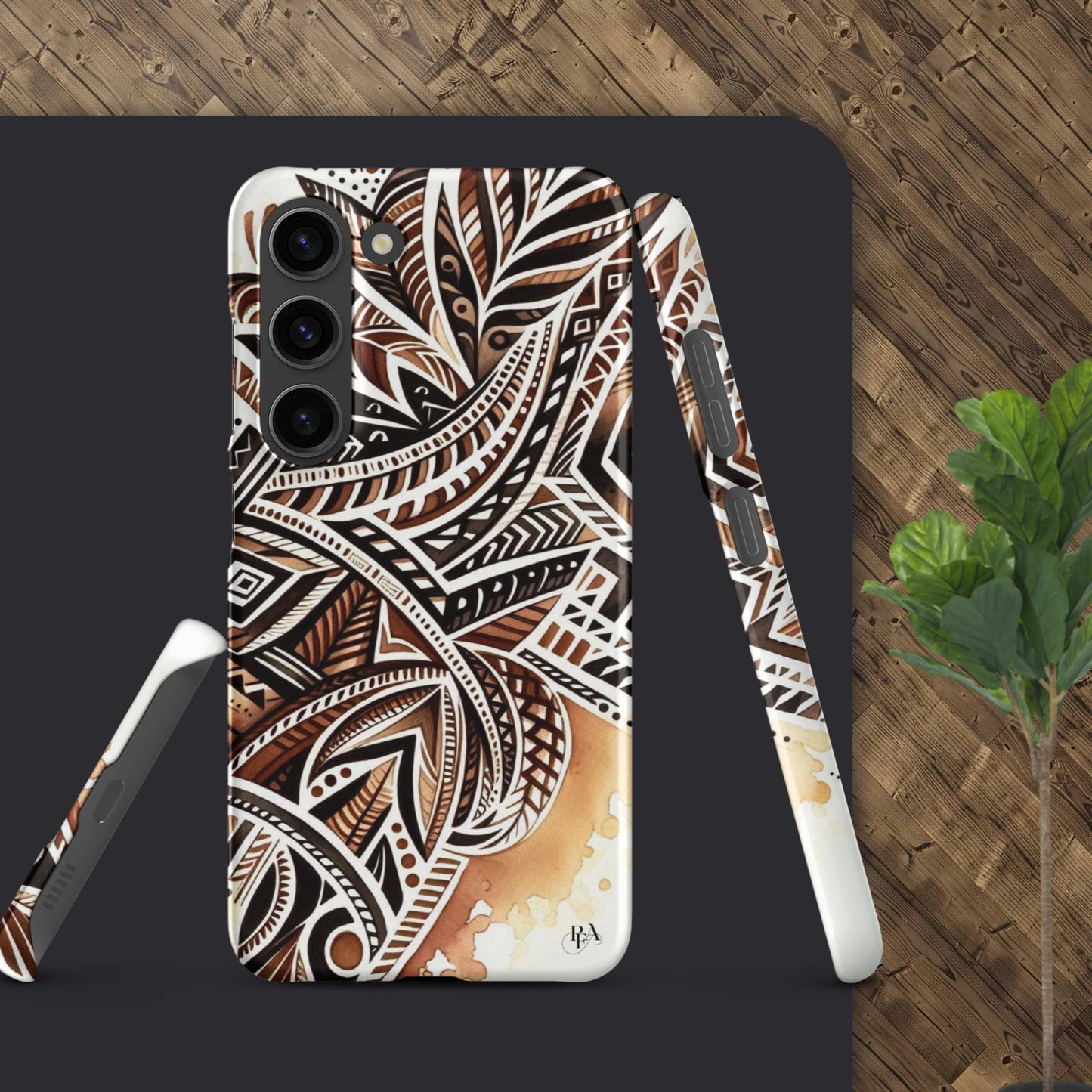 Shades of Brown tribal- designed Snap case for Samsung®