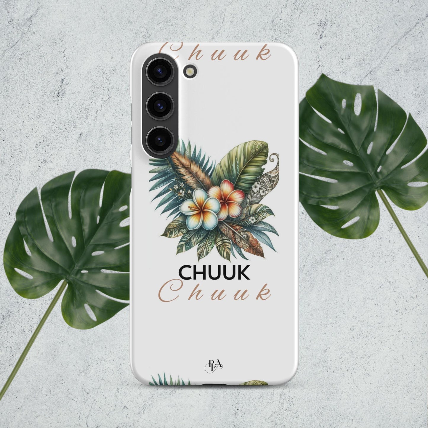 "Chuuk" Plumeria Bouquet Snap case for Samsung®