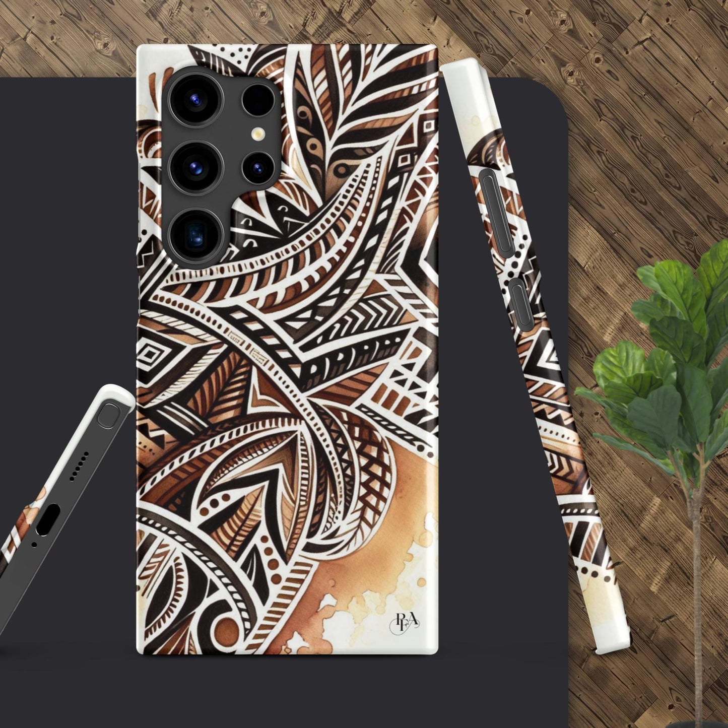 Shades of Brown tribal- designed Snap case for Samsung®