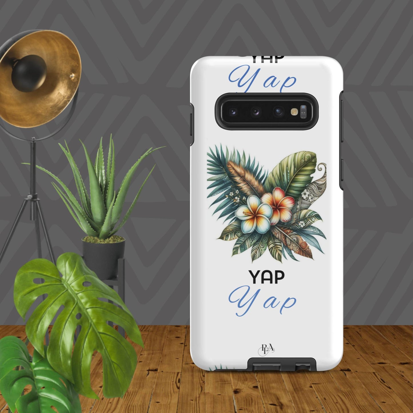 "Yap" Plumeria Bouquet Tough case for Samsung®