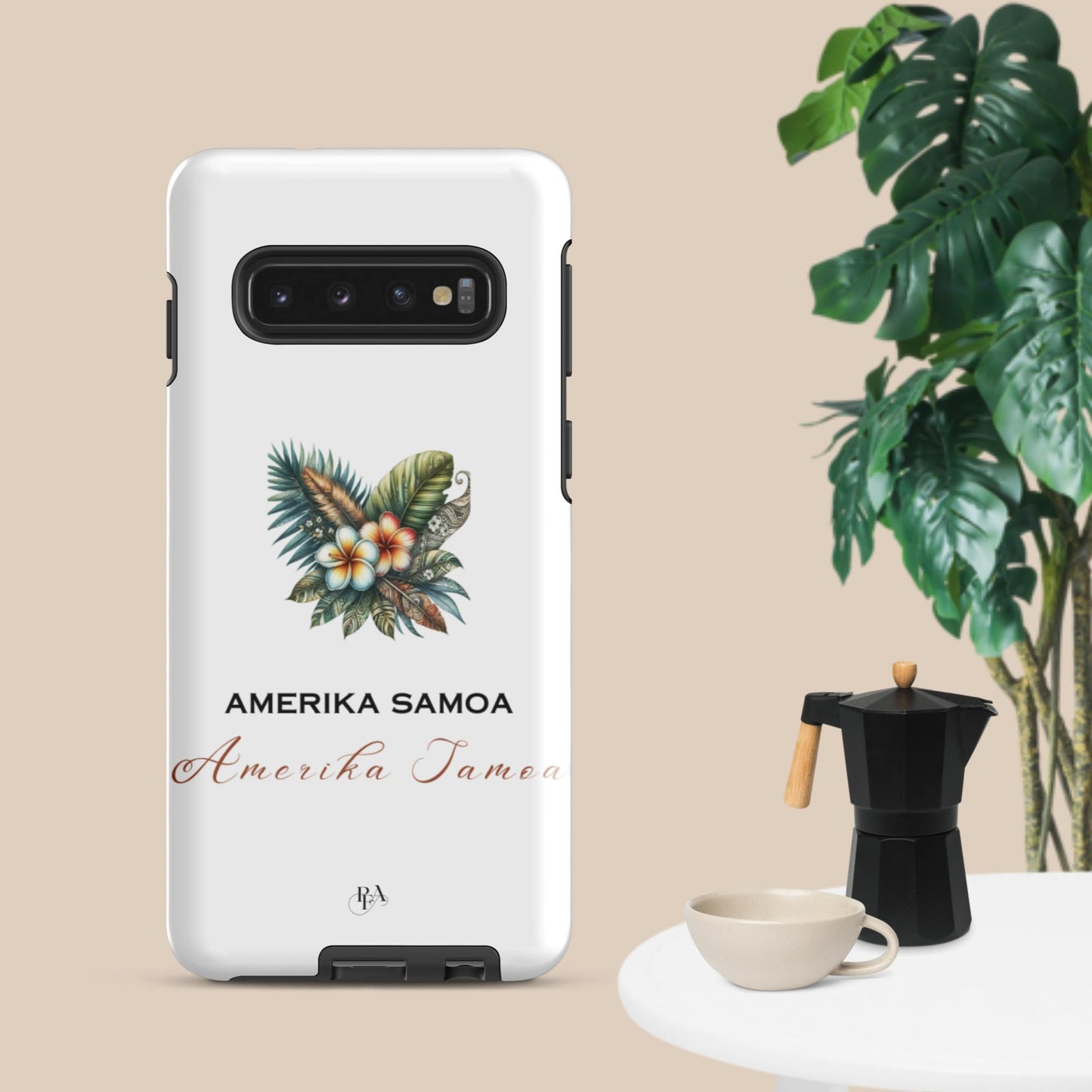 "Amerika Samoa" Plumeria Bouquet Tough case for Samsung®