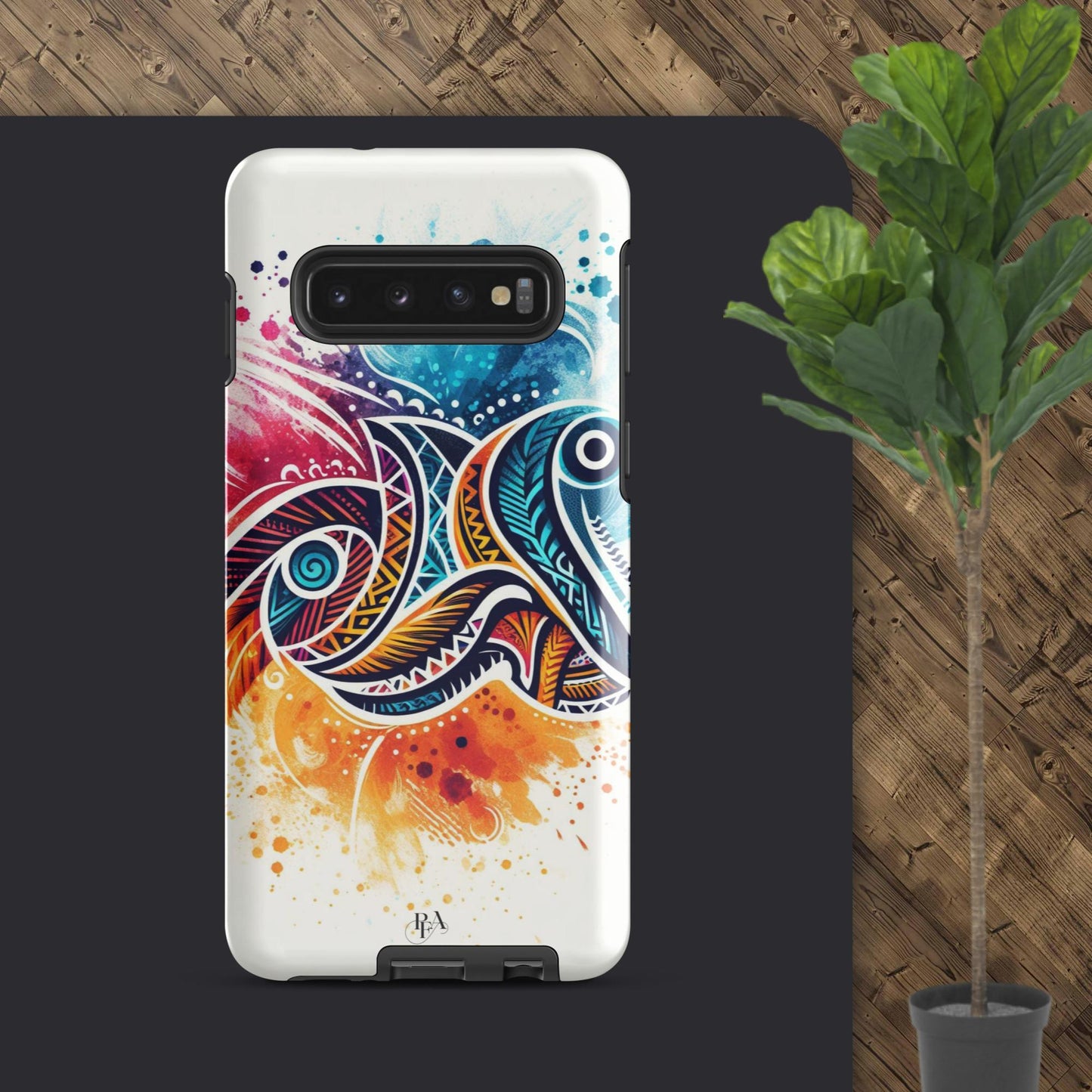 Multicolored Tribal- designed Tough case for Samsung®