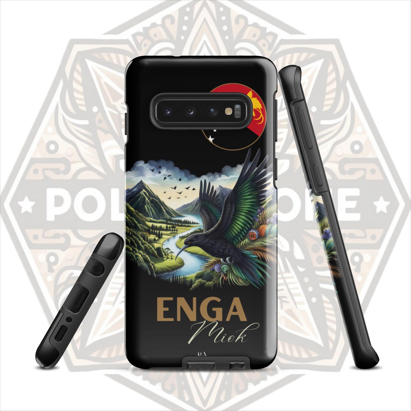 Enga Miok Black Tough case for Samsung®