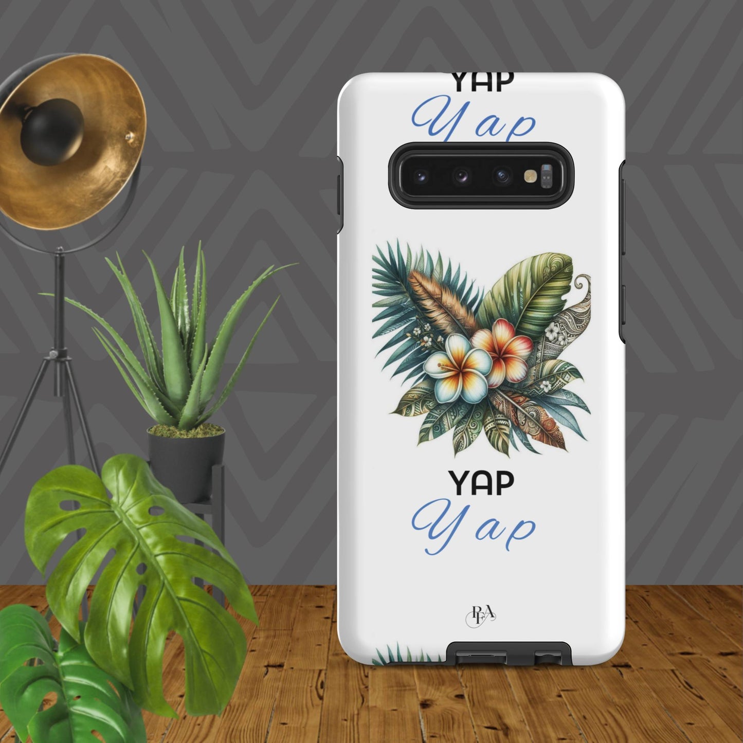 "Yap" Plumeria Bouquet Tough case for Samsung®