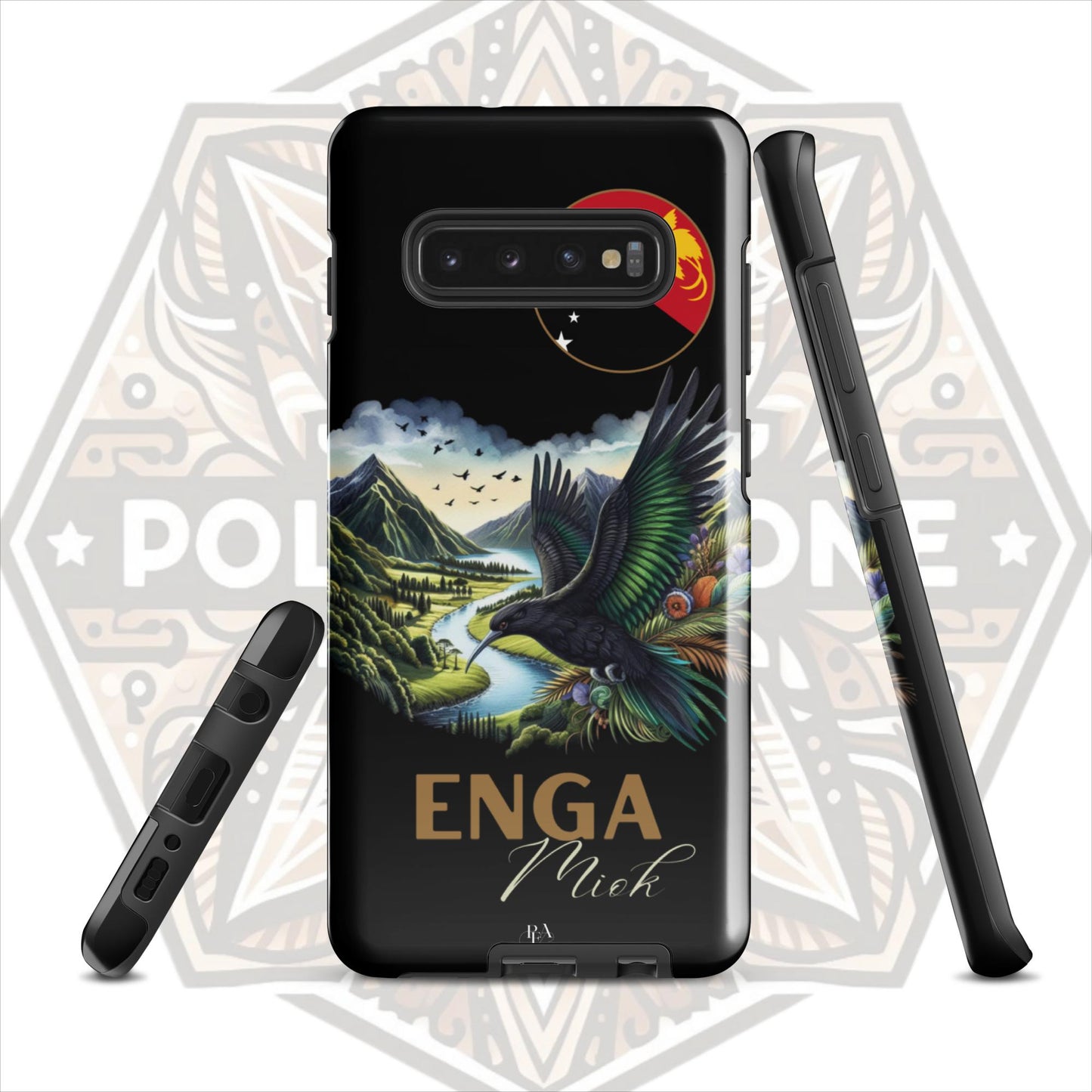 Enga Miok Black Tough case for Samsung®