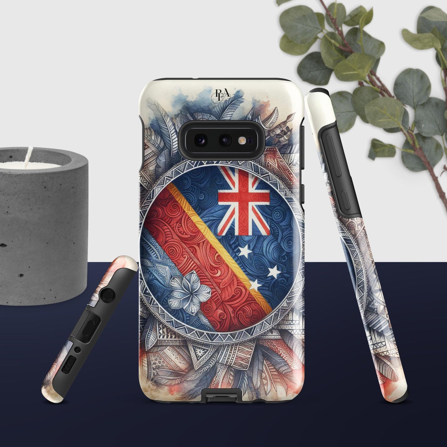 Tribal designed Flag 2 Tough case for Samsung®