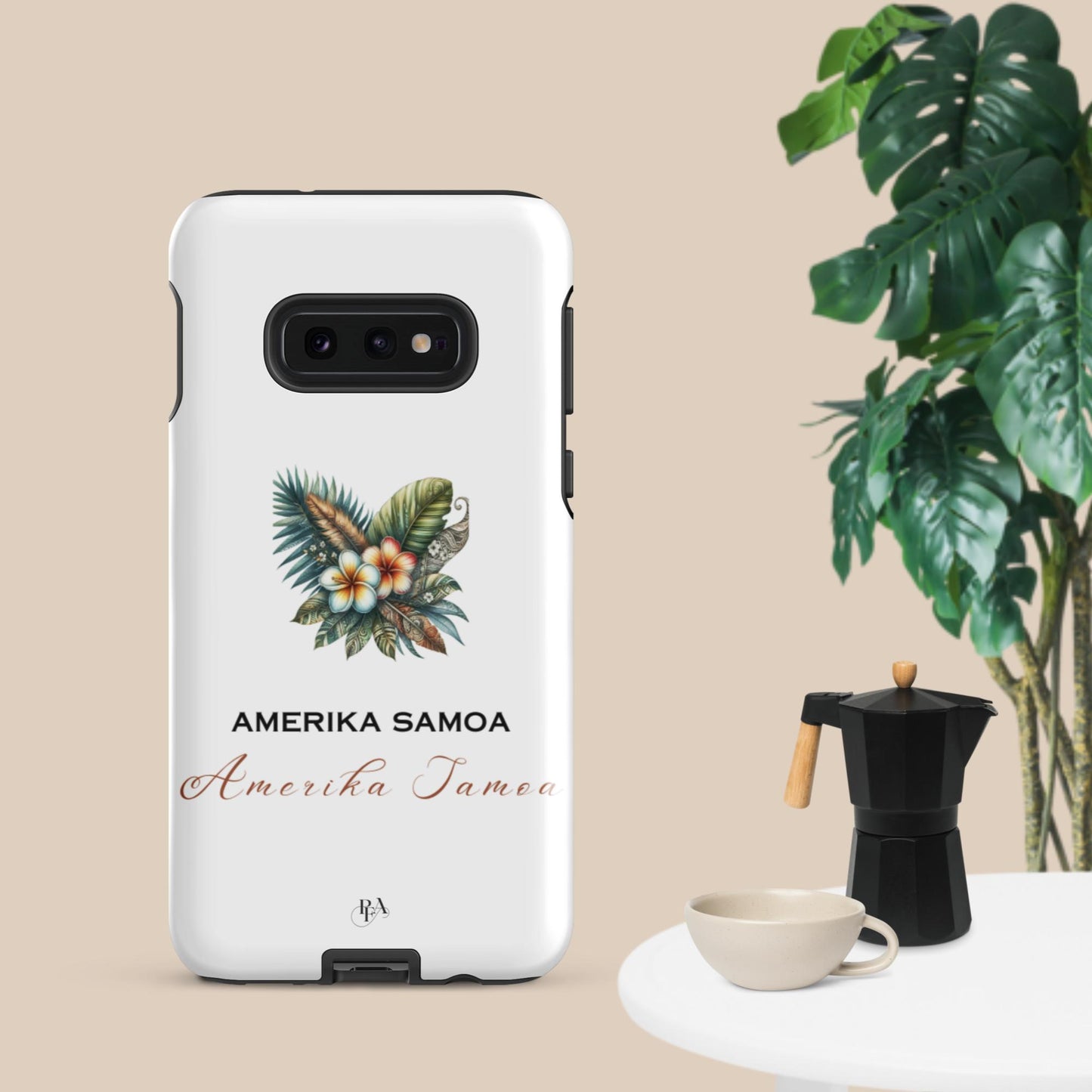 "Amerika Samoa" Plumeria Bouquet Tough case for Samsung®