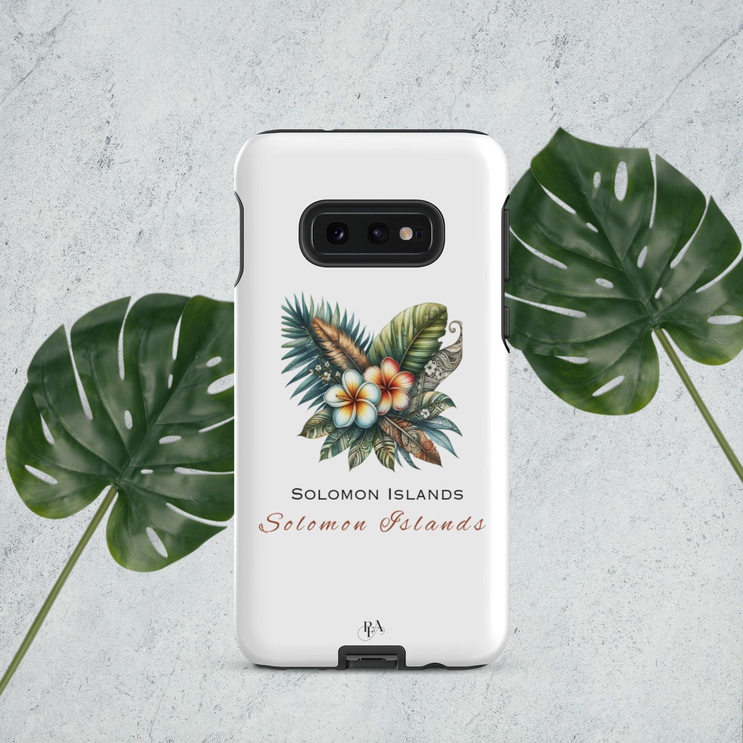 "Solomon Islands" Plumeria Bouquet Tough case for Samsung®