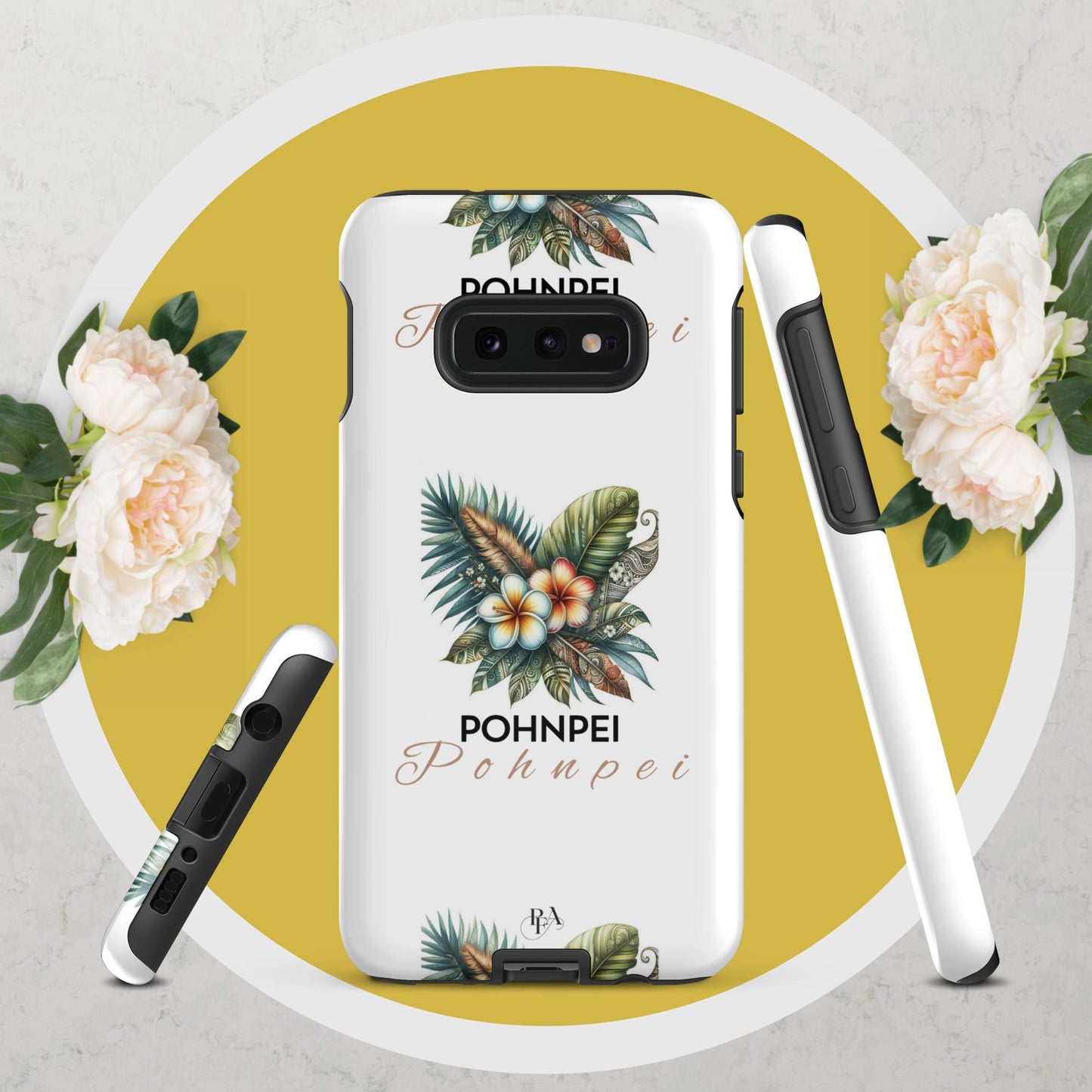 "Pohnpei" Plumeria Bouquet Tough case for Samsung®