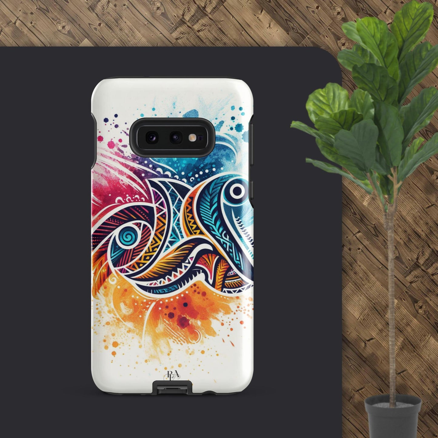 Multicolored Tribal- designed Tough case for Samsung®