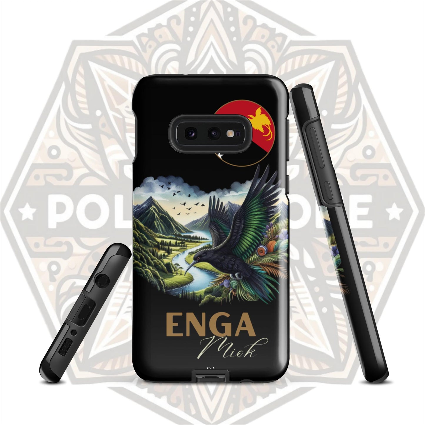 Enga Miok Black Tough case for Samsung®