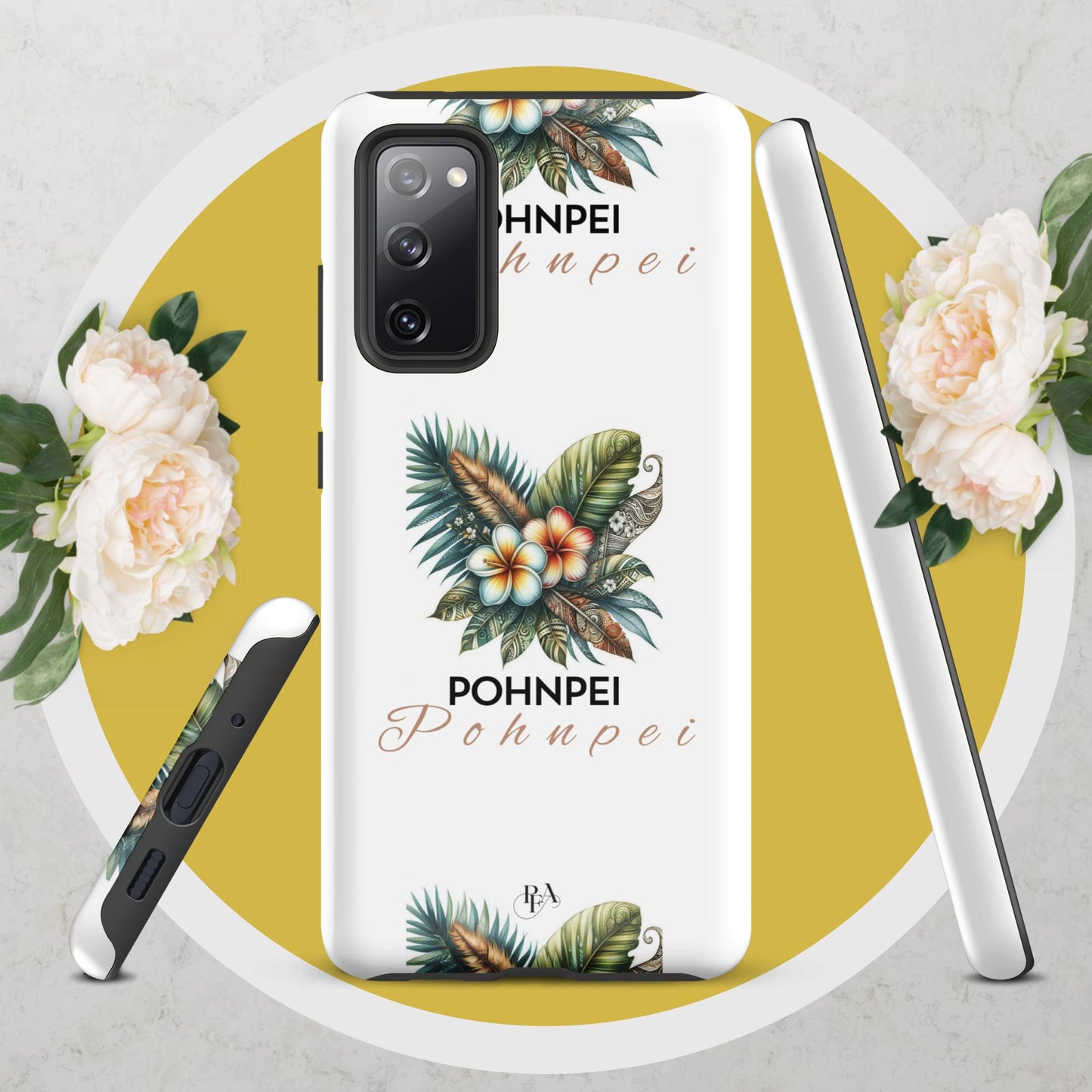 "Pohnpei" Plumeria Bouquet Tough case for Samsung®