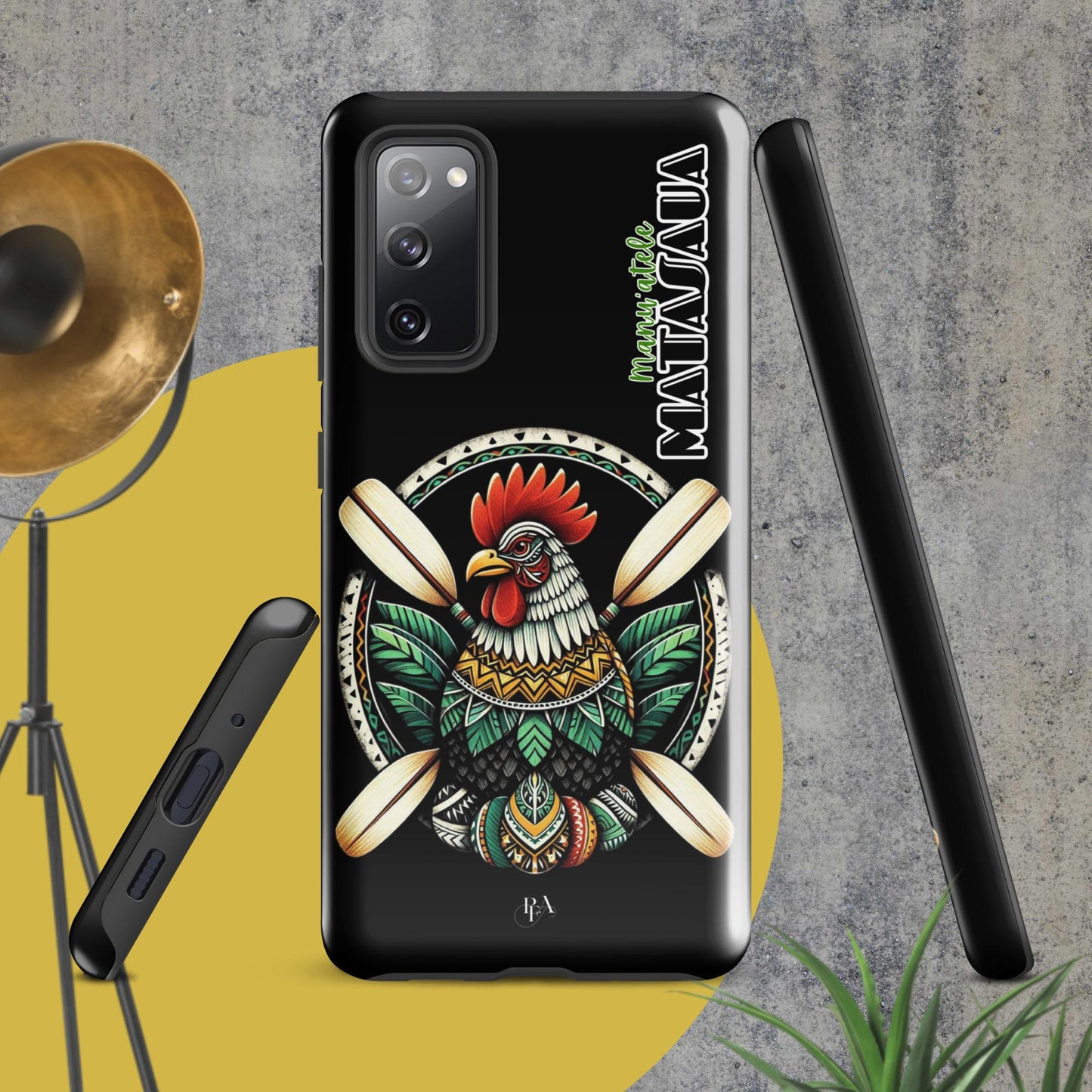 Manu'atele "Matasaua" Black Tough case for Samsung®