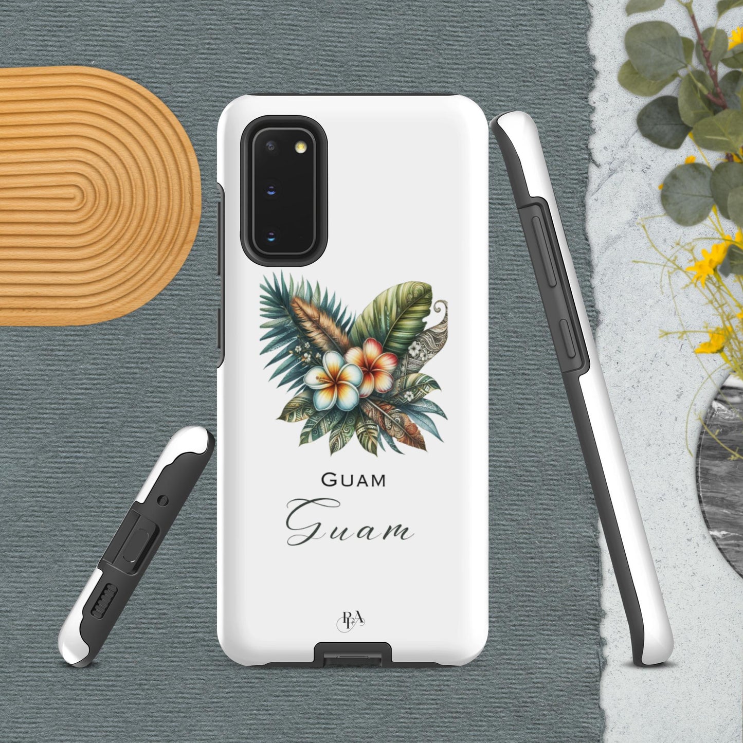 "Guam" Plumeria Bouquet Tough case for Samsung®