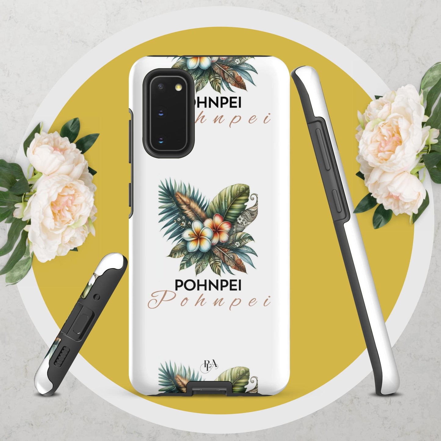 "Pohnpei" Plumeria Bouquet Tough case for Samsung®