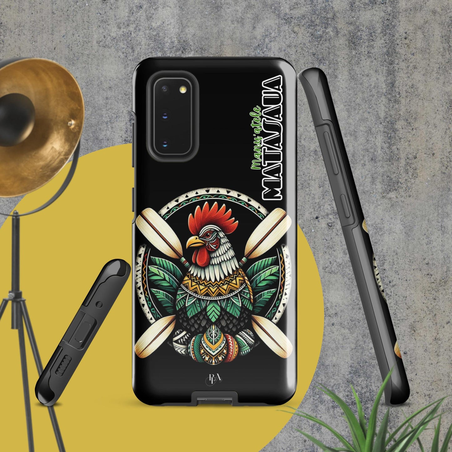 Manu'atele "Matasaua" Black Tough case for Samsung®