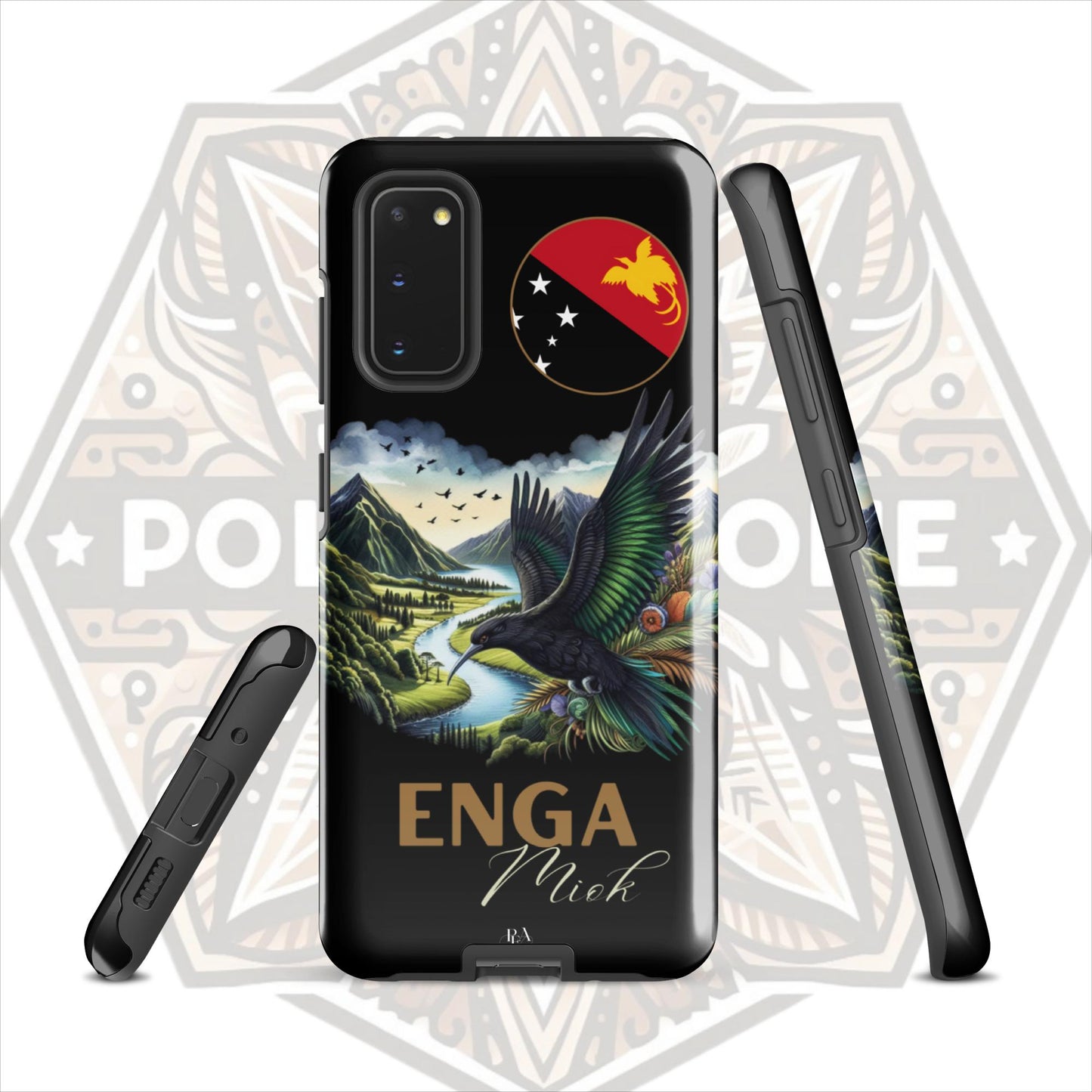 Enga Miok Black Tough case for Samsung®