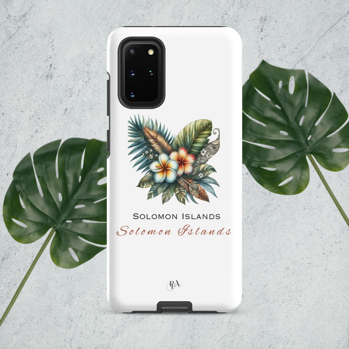 "Solomon Islands" Plumeria Bouquet Tough case for Samsung®