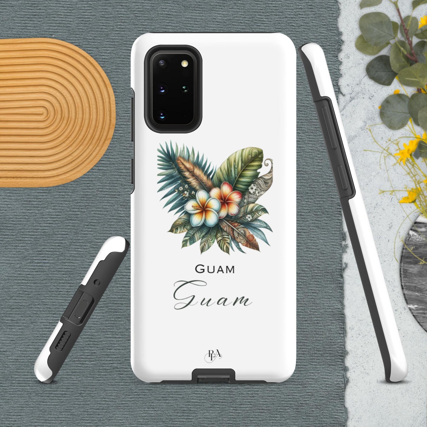 "Guam" Plumeria Bouquet Tough case for Samsung®