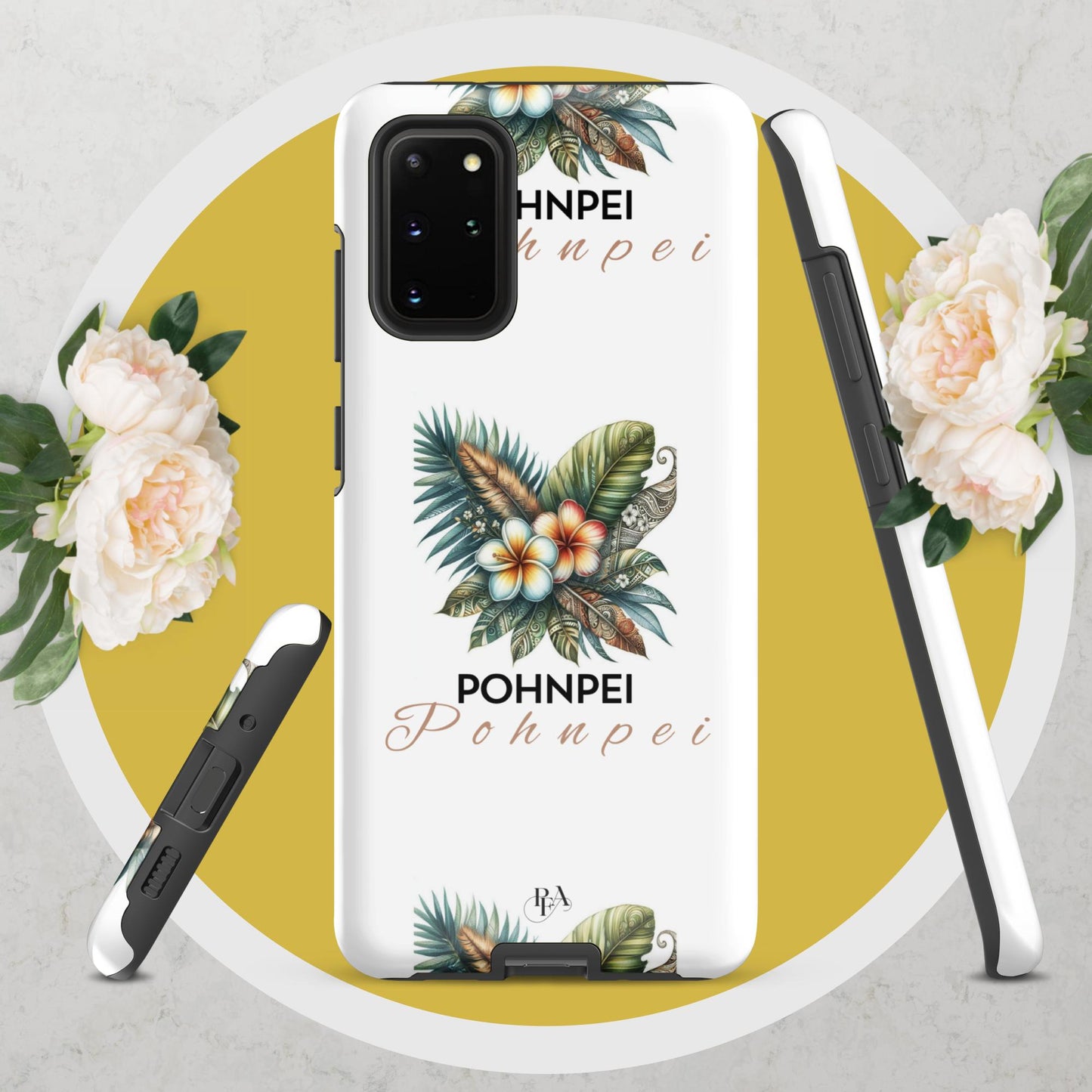 "Pohnpei" Plumeria Bouquet Tough case for Samsung®