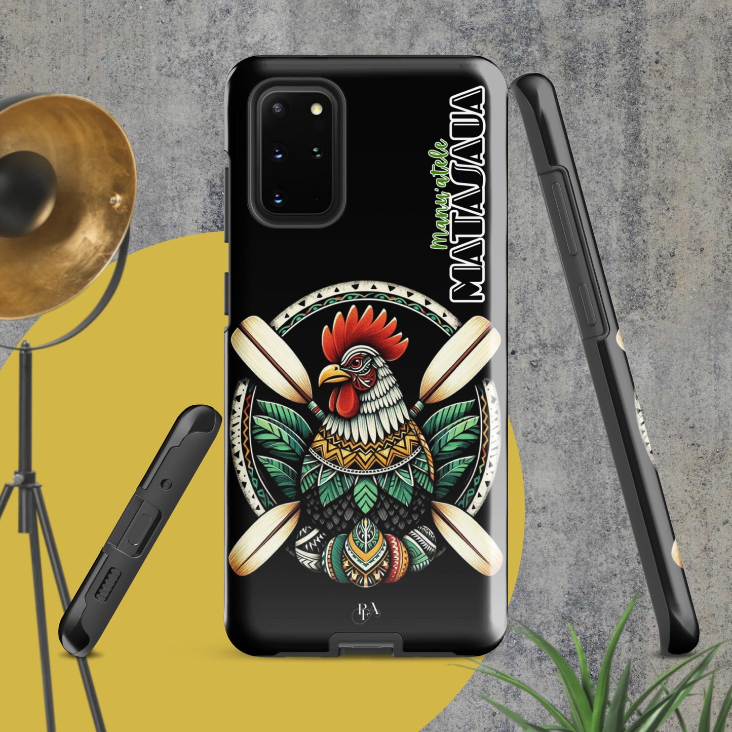 Manu'atele "Matasaua" Black Tough case for Samsung®