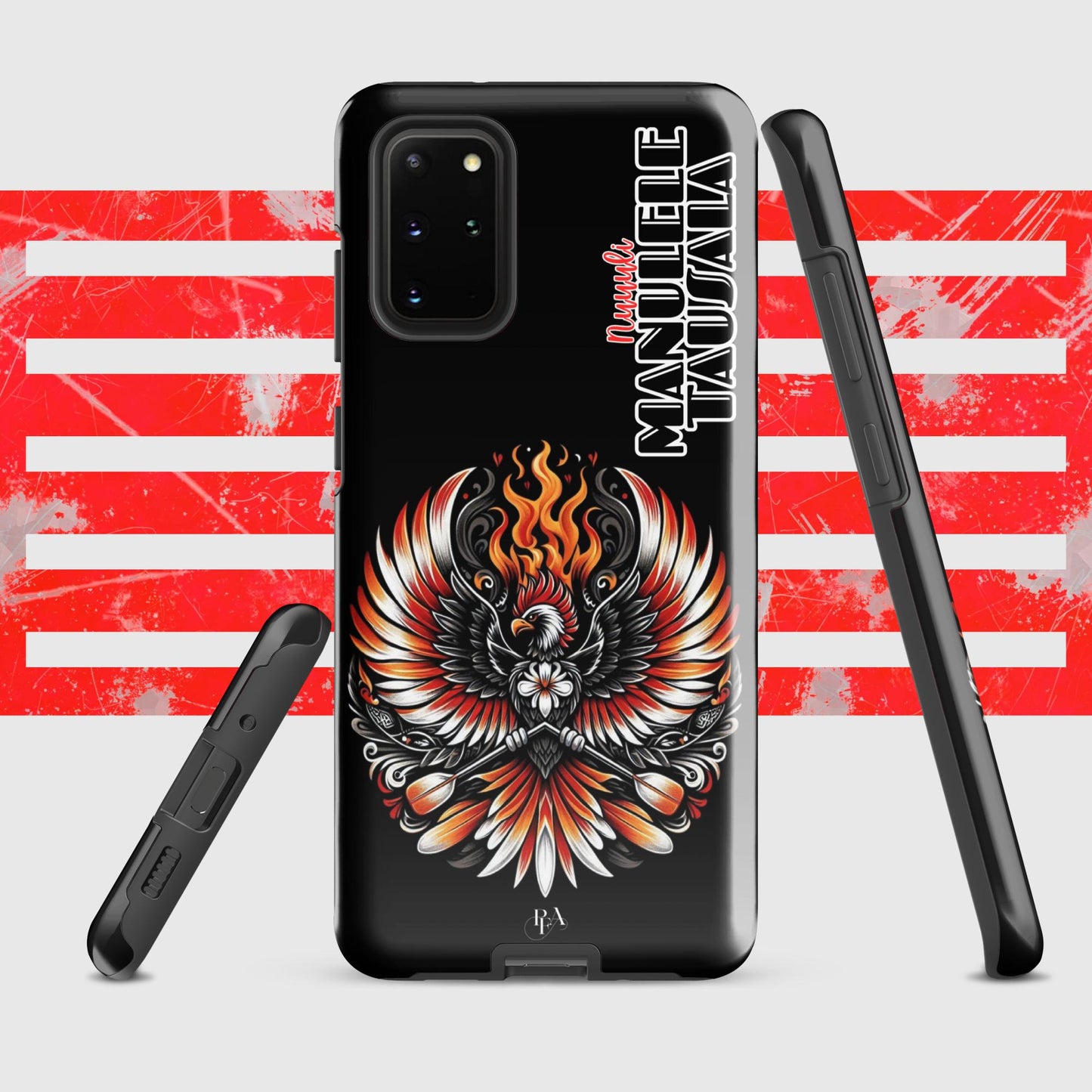 Nu'uuli "Manulele Tausala" Black Tough case for Samsung®