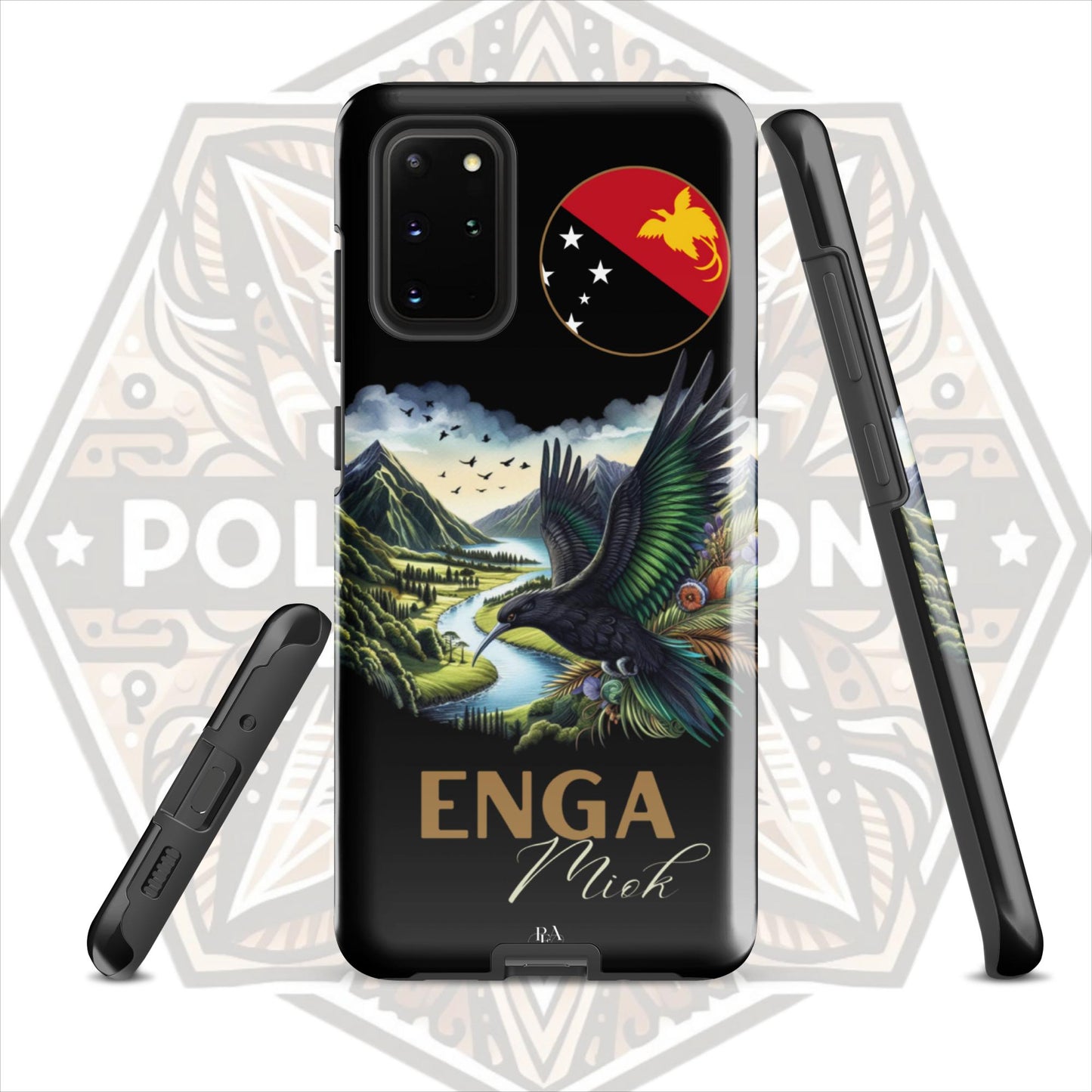 Enga Miok Black Tough case for Samsung®