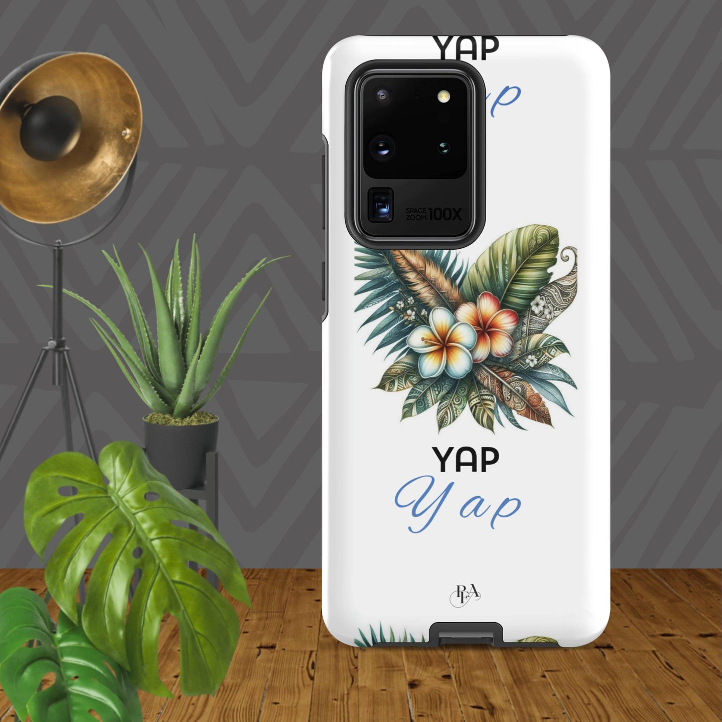 "Yap" Plumeria Bouquet Tough case for Samsung®