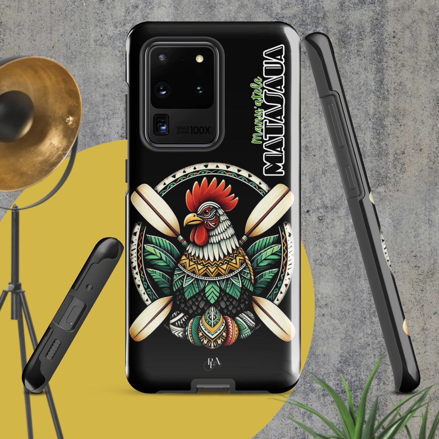 Manu'atele "Matasaua" Black Tough case for Samsung®