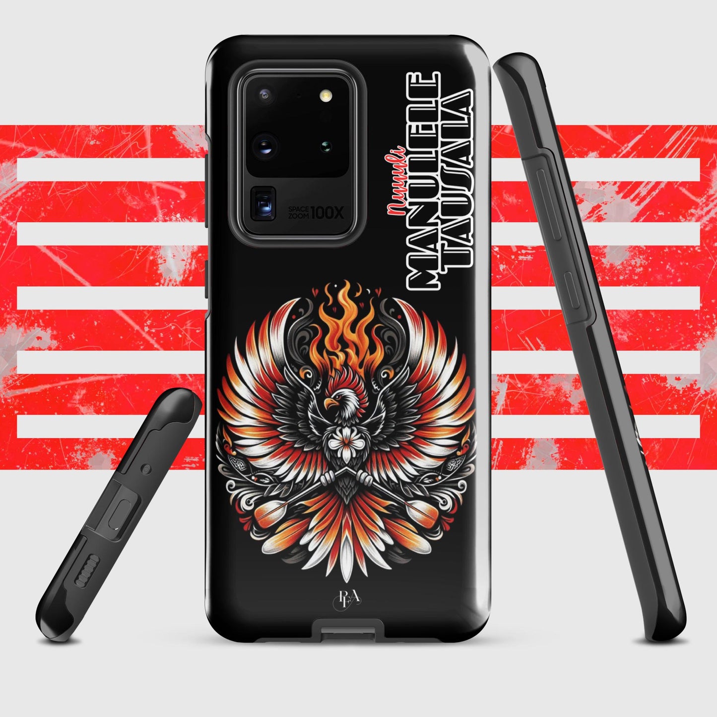 Nu'uuli "Manulele Tausala" Black Tough case for Samsung®