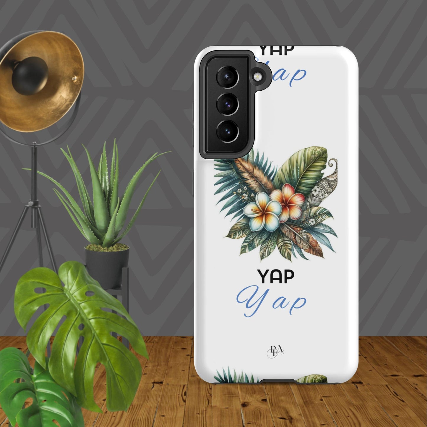 "Yap" Plumeria Bouquet Tough case for Samsung®