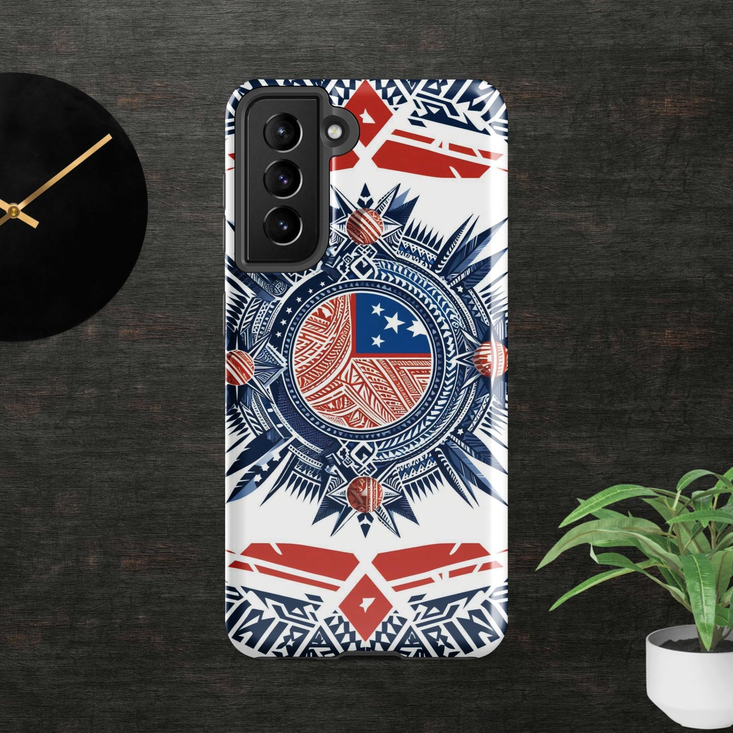 Tribal- designed Samoan Flag 2Tough case for Samsung®