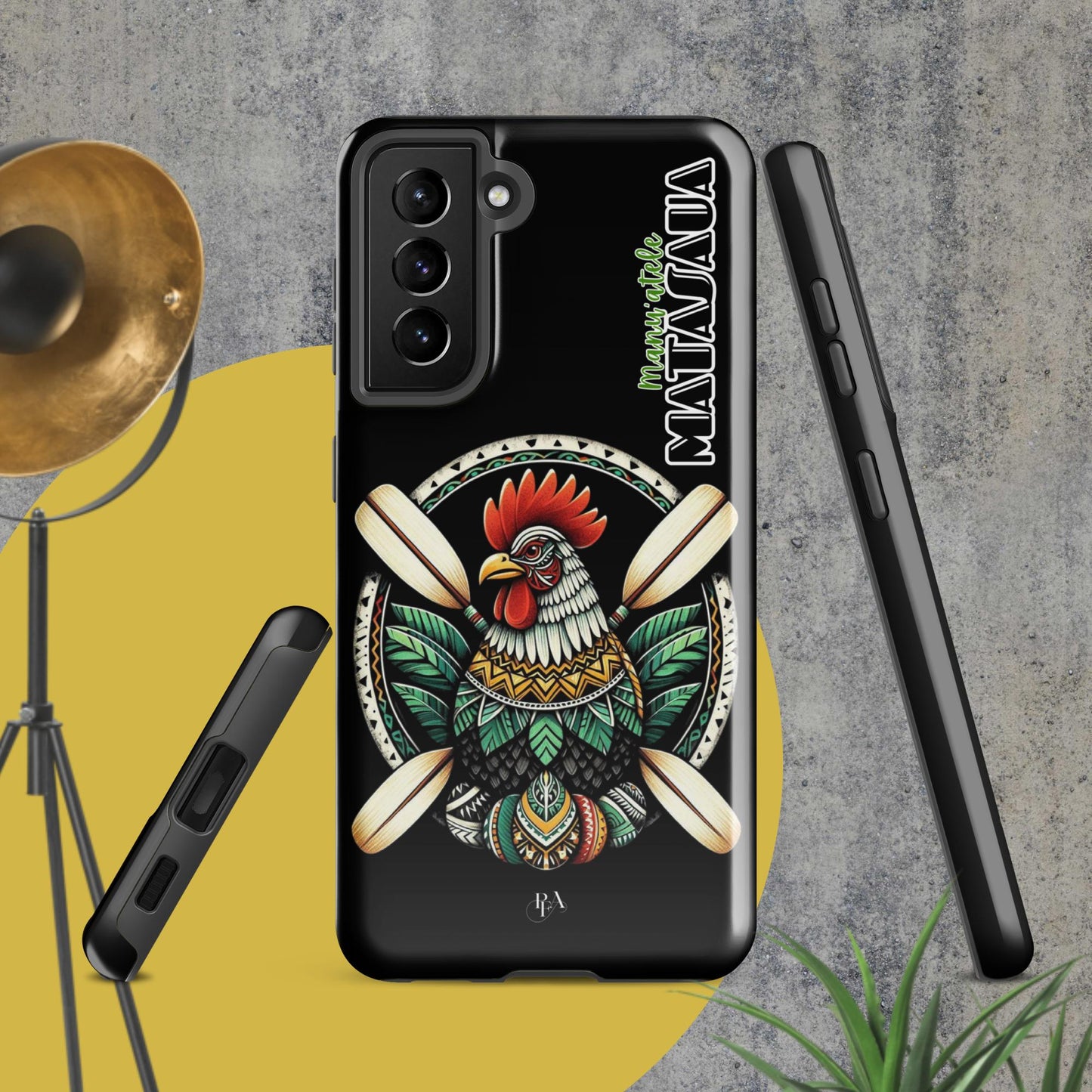 Manu'atele "Matasaua" Black Tough case for Samsung®