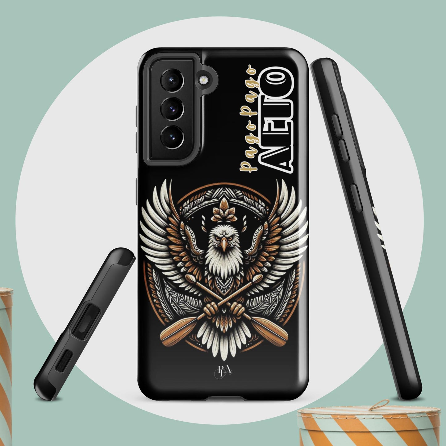 Pago Pago "AETO" Black Tough case for Samsung®