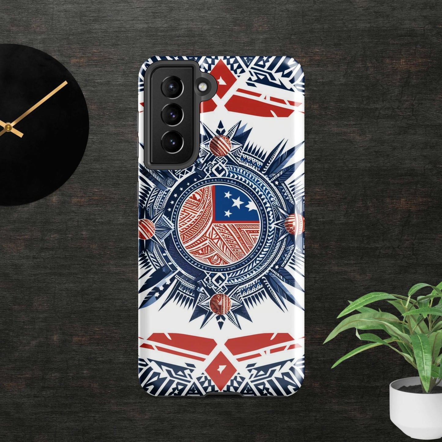 Tribal- designed Samoan Flag 2Tough case for Samsung®