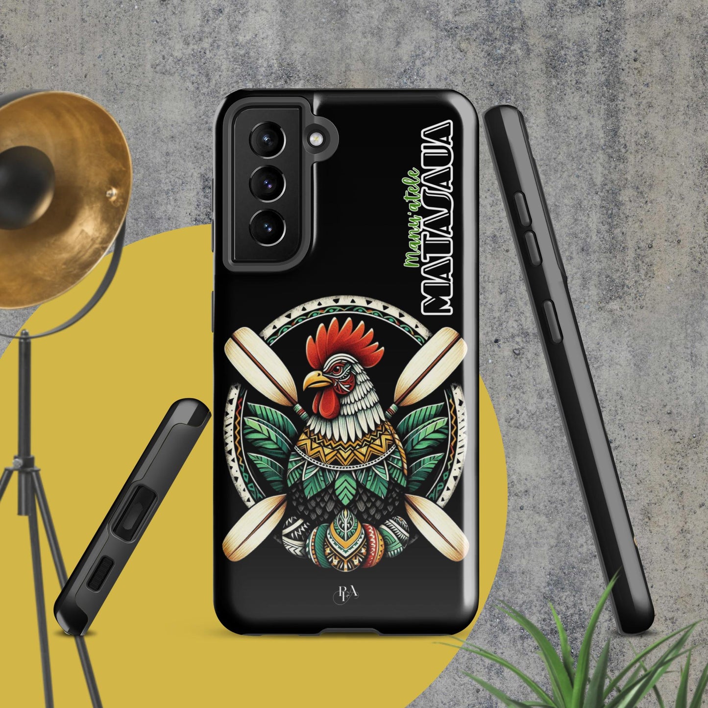 Manu'atele "Matasaua" Black Tough case for Samsung®